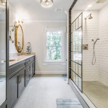 Luxury Bathroom Remodeling 12 Black and White Classic Master Bath scaled