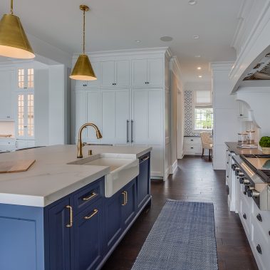 Luxury Custom Kitchen Design 3 Custom Woodwork Gourmet Kitchen Built In Buffet Workstation Cabinetry and Moldings1
