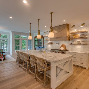 Luxury Custom Kitchen Design 4 Farmhouse Kitchen with Oversized Island and Custom Butlers Pantry1