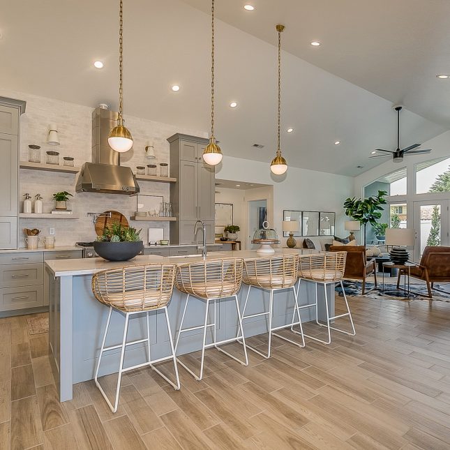 Grey Shaker Kitchen with Neutral Color Palette scaled