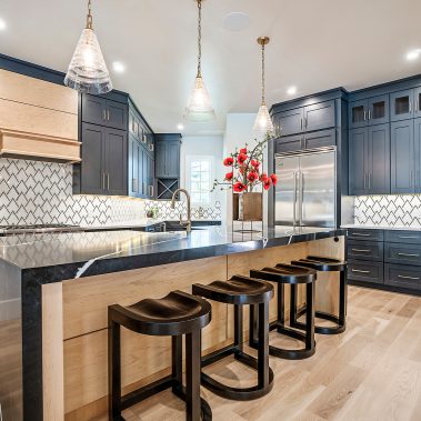 Luxury Custom Kitchen Design 23 Modern Waterfall Gourmet Kitchen1