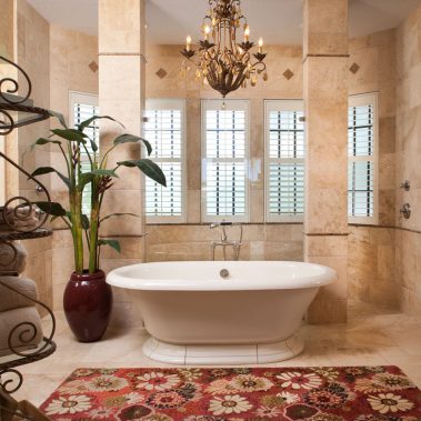 Custom Window Treatments and Luxury Bedding 9 andrea lauren interior designers tampa tuscan and mediterranian 1111 web