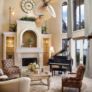 Custom Window Treatments and Luxury Bedding 7 andrea lauren interior designers tampa tuscan and mediterranian 1112 web